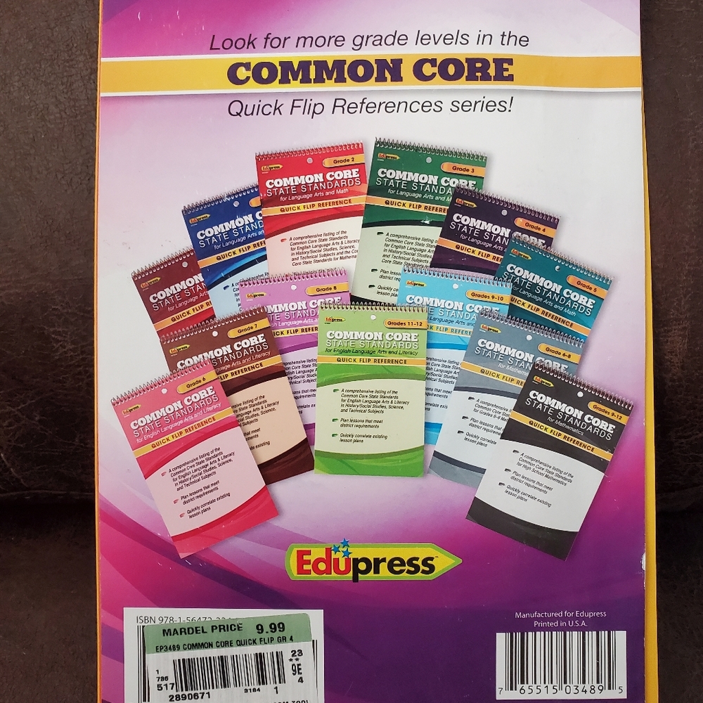 Edupress Common Core State Standards Grade 4